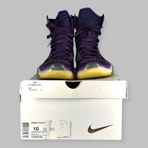 Nike Kobe X Elite High Team Purple Mens Size 10  718763-505 Basketball Shoes main image 9